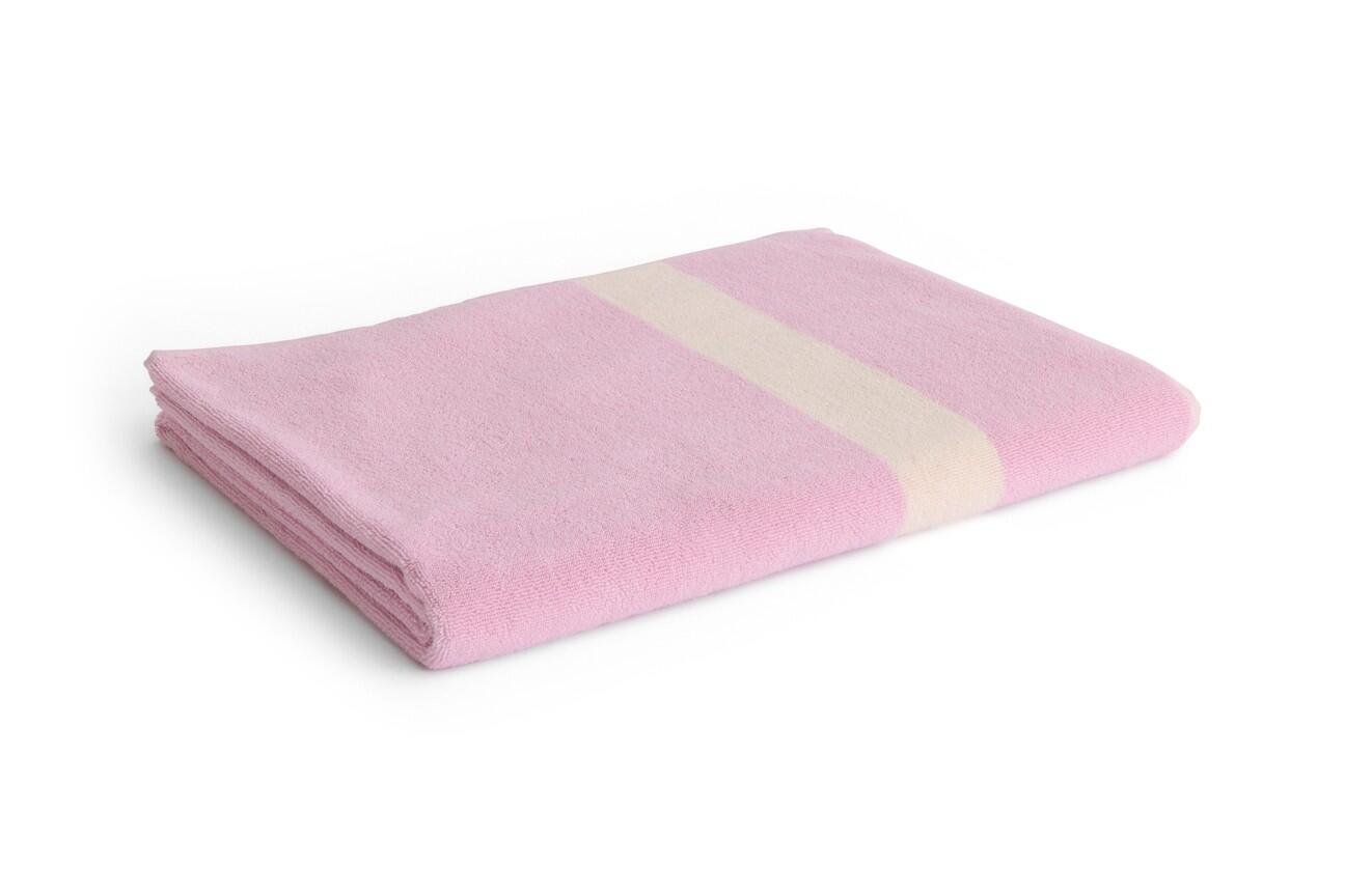 Stripe håndklæde - Cool pink